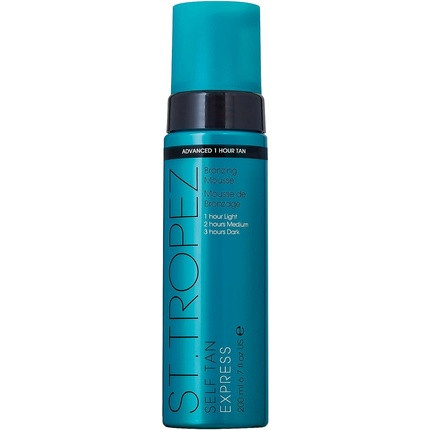 St.Tropez Self Tan Express Mousse Fast Acting Fake Tan Develops in 1-3 Hours Streak-Free Finish 200ml