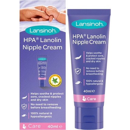 Lansinoh HPA Lanolin Nipple Cream for Sore Nipple and Cracked Skin 40ml