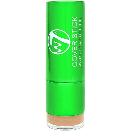 W7 Tea Tree Concealer Stick Creamy Skin Soothing Formula for Blemishes and Redness Long-Lasting Concealer Makeup Light/Medium 3.5g