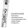 W7 Lip Gloss Wand Gentle Clear Liquid Shine Non-Sticky High Gloss Finish