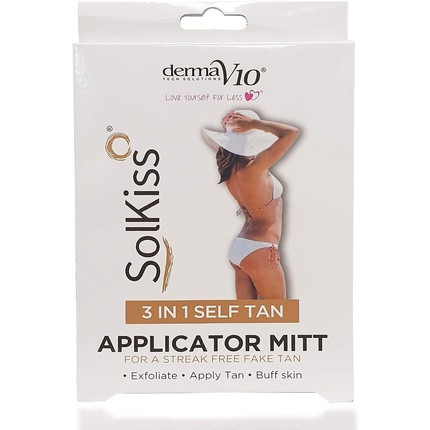 Derma V10 Solkiss 3-in-1 Self Tan Applicator Mitt