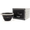 Edwin Jagger RN116 Porcelain Shaving Bowl for Men for Shaving Soap or Shaving Cream Black