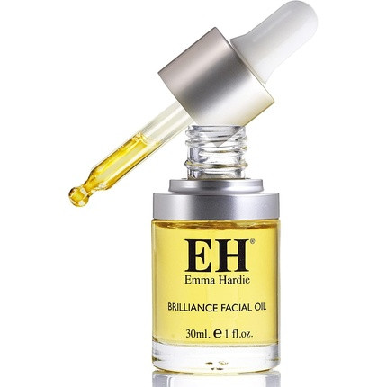 Emma Hardie Brilliance Facial Oil 30ml - Dermatologically Tested Suitable for Sensitive Skin Deeply Moisturises and Promotes Elasticity Balances and Conditions Skin Vegan Friendly Orange Vanilla Lavender Rose