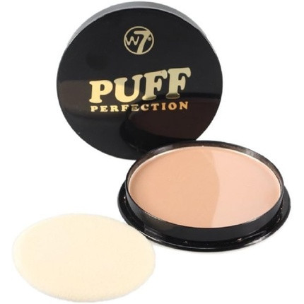 W7 Puff Perfection Cream Powder Compact True Touch