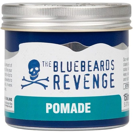 The Bluebeards Revenge Water Based Pomade for Men Strong Hold and Traditional High Shine Finish 150ml