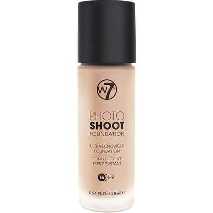 W7 Photoshoot Foundation Rich and Full Formula Long Wear Budge-Proof Coverage Buff