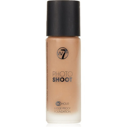 W7 Photo Shoot 16 Hour Budge Proof Foundation True Beige 28ml