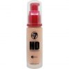 W7 HD Foundation Oil-Free Liquid Foundation for Poreless Matte Medium Coverage 30ml Natural Beige