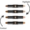 W7 Contour Stick Double-Ended Creamy Contour & Highlight Makeup Bronze Shape & Define Medium Deep 1 count