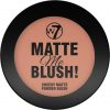 W7 Matte Me Blush Pigmented Matte Finish Powder Blusher Natural Tan