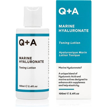 Q+A Marine Hyaluronate Toning Lotion with Hyaluronic Acid and Marine Actives 100ml