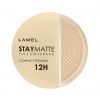 Lamel Stay Matte Compact Powder Lightweight Natural Coverage Porcelain N.401