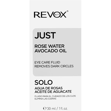 Revox Just Eye Care Fluid with Rose Water and Avocado Oil 30ml