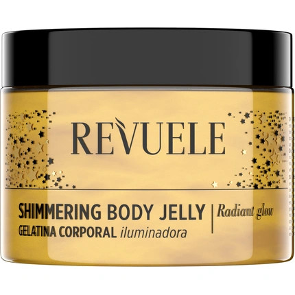 Revuele Shimmering Body Jelly Gold Golden Shine - 400 Milliliters