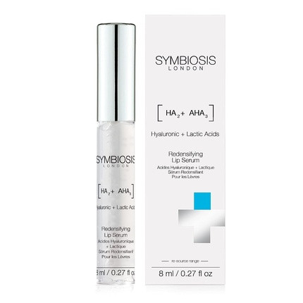 Symbiosis London Redensifying Lip Serum with Hyaluronic and Lactic Acids 8ml