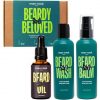 Men Rock Awakening Beard Care Kit Zesty Sicilian Lime Scent Complete Grooming Set for Men