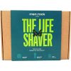 Men Rock The Life Shaver Shaving Gift Set for a Barber Standard Wet Shave with Shave Cream, Synthetic Shaving Brush, and Drip Stand Sicilian Lime and Spicy Black Pepper Fragrance