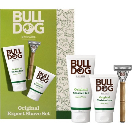 Bulldog Skincare Men's Gift Set Original Expert Shave Set