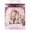 Brushworks Heatless Curling Scrunchie Pink