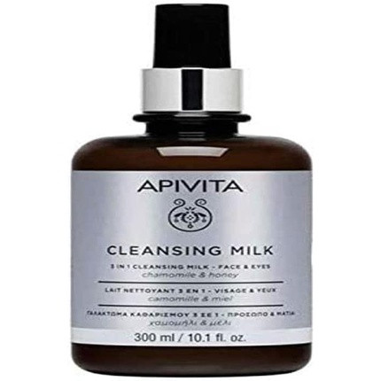 Apivita Cleansing Milk 3 in 1 with Chamomile Honey 300ml