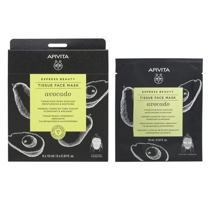 Apivita Avocado Sheet Mask 10ml