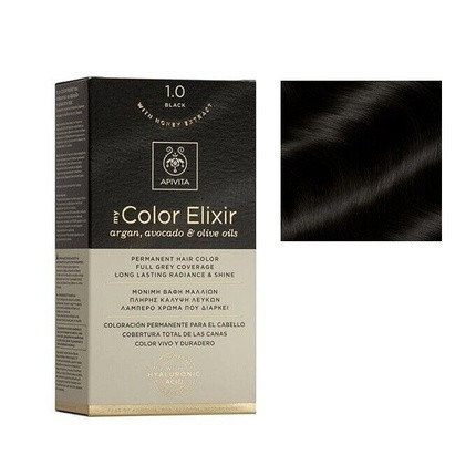 Apivita My Color Elixir Permanent Hair Color with Argan, Avocado, and Olive Oils 50ml