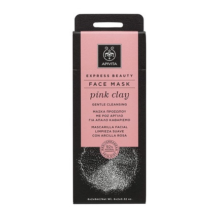 Apivita Pink Clay Face Mask 2 x 8ml