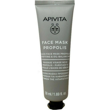 Apivita Cleansing & Oil-Balancing Black Face Mask with Propolis 50ml