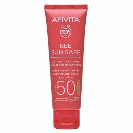 Apivita Bee Sun Safe Anti-Spot & Anti-Age Defense Tinted Face Cream SPF50 50ml