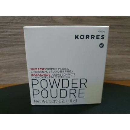 KORRES Wild Rose Compact Powder Brightening Flawless Finish 10g