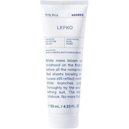 Korres Lefko Body Milk - 125ml