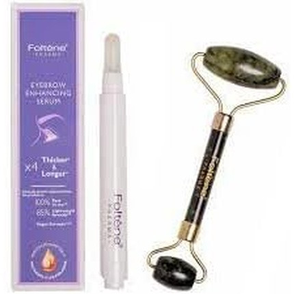 Foltene Brow Mania Eyebrow Enhancing Serum 4ml + Face Roller