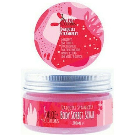 Aloe+ Colors Daiquiri Strawberry Body Sorbet Scrub - 200ml