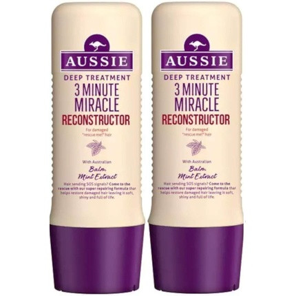 Aussie 3 Minute Miracle Reconstructor Deep Conditioner Damaged Hair - 250 ml