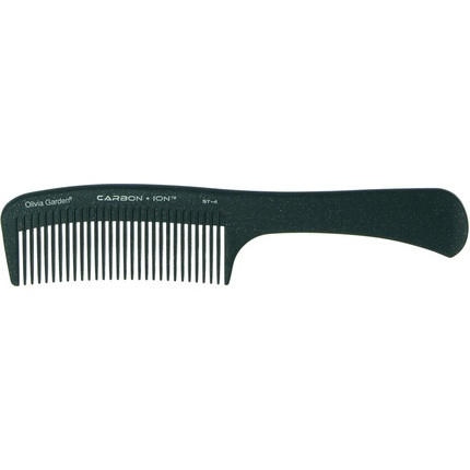 Olivia Garden Carbon Plus Ion Comb with Handle for Technical Services Type ST-4