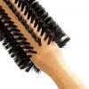 Olivia Garden Bamboo Touch Brush Eco-conscious Round Bamboo Blowout Hair Brush 100% Boar Bristles 20mm