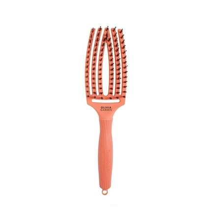 Olivia Garden Finger Brush Medium Coral