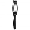 Olivia Garden Fingerbrush Ionized Nylon Bristles Small Black