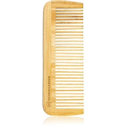 Olivia Garden Bamboo Touch Hair Comb - Material: Bamboo, Size: 4