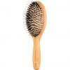 Olivia Garden Bamboo Touch Brush Eco-conscious Detangle Combo Hair Nylon and Boar Bristles Size M Wood