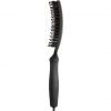 Olivia Garden Fingerbrush Care Iconic Boar & Nylon Full Black Hairbrush Medium