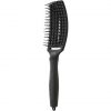 Olivia Garden Fingerbrush Care Iconic Double Bristles Black M