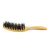 Olivia Garden Care Mini Detangling Brush for Kids Yellow with Boar Bristles