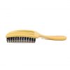 Olivia Garden Care Mini Detangling Brush for Kids Yellow with Boar Bristles