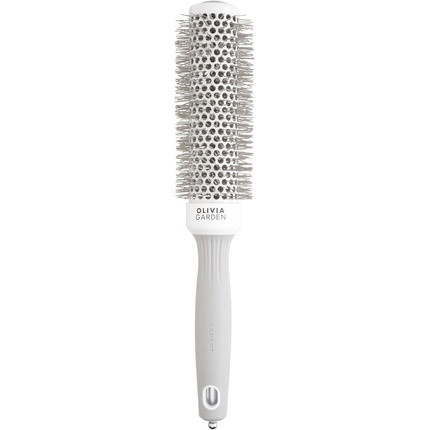 Olivia Garden Expert Blowout Speed White and Grey Hairbrush 35 White&Grey