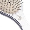 Olivia Garden Care Oval Nylon Hairbrush Silver