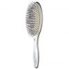 Olivia Garden Care Oval Nylon Hairbrush Silver