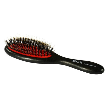 DUX Master of Hair Cushion Brush 7 Rows Natural Bristles and Polyamide Black Handle FSC 100%