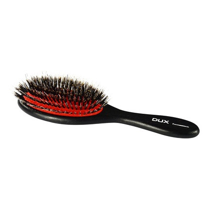 DUX Master of Hair Cushion Brush 11 Rows Natural Bristles and Polyamide Black Handle FSC 100%