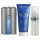 Cuba Prestige Platinum Fragrance for Men 3 Piece Gift Set - 3.0oz EDT Spray, 3.4oz Aftershave, 6.8oz Shower Gel